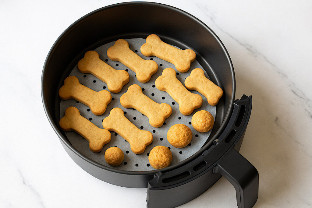 Biscotti per cani in friggitrice ad aria