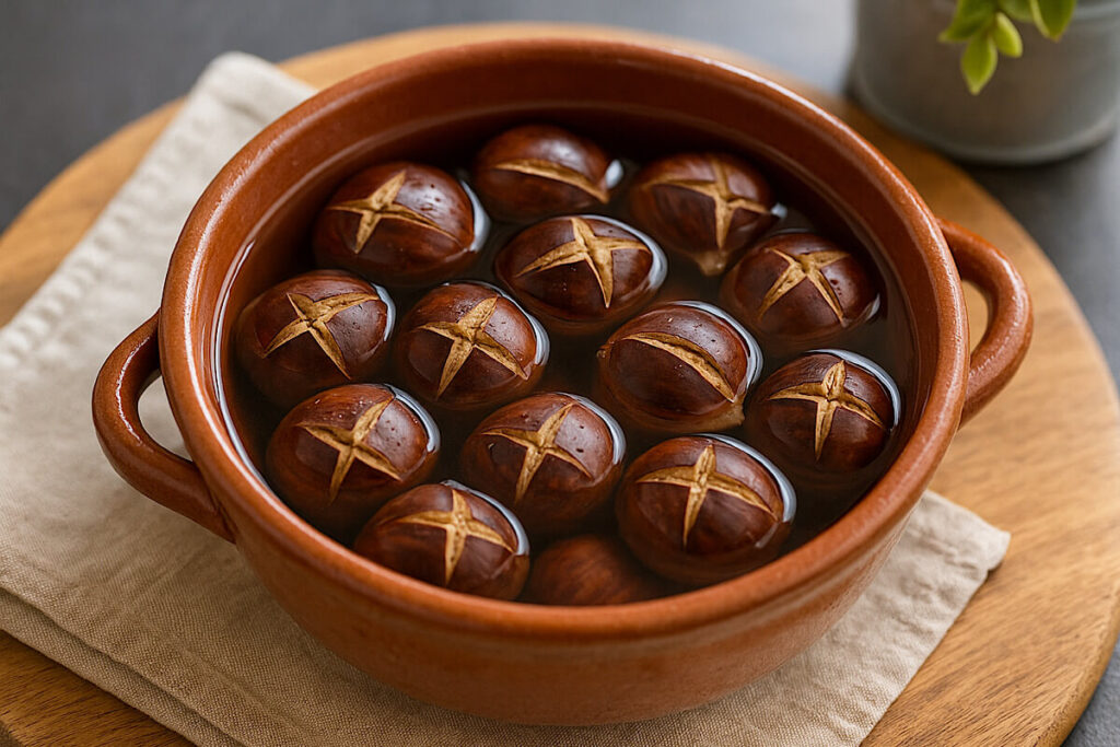 Castagne in friggitrice ad aria 2 Castagne in friggitrice ad aria