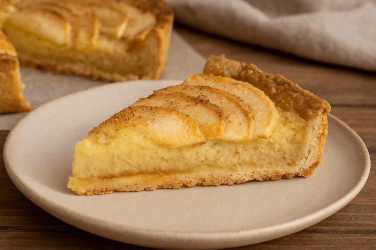 Crostata di mele con ripieno inaspettato e cremosissimo, in friggitrice ad aria
