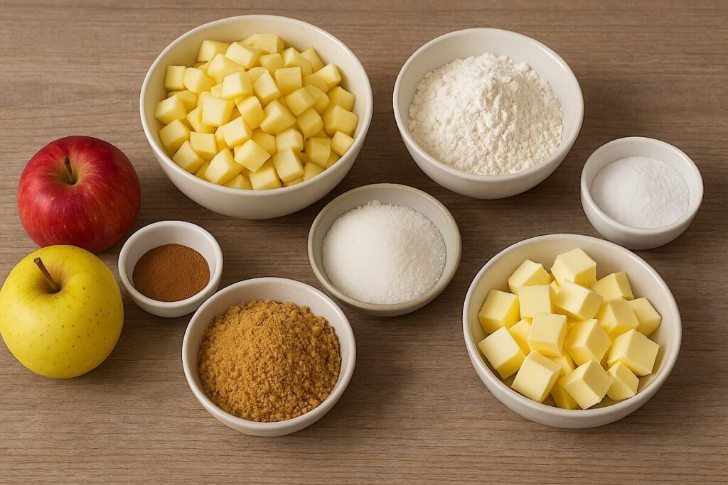 Crumble di mele e cannella