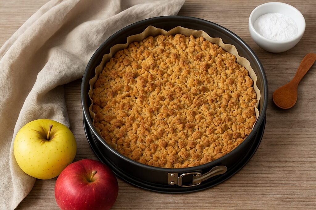 Crumble di mele e cannella