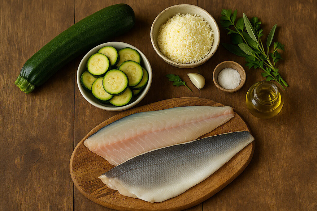 Filetti di branzino con zucchine in friggitrice ad aria 1 Filetti di branzino con zucchine in friggitrice ad aria