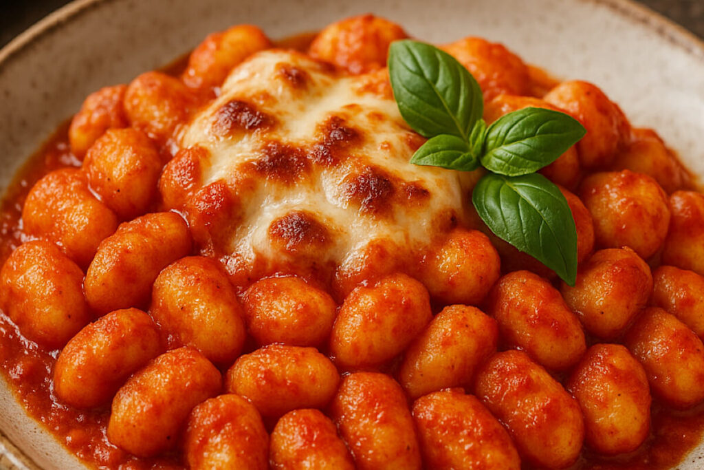 Gnocchi alla sorrentina in friggitrice ad aria 1 Gnocchi alla sorrentina in friggitrice ad aria