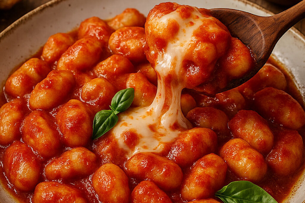 Gnocchi alla sorrentina in friggitrice ad aria