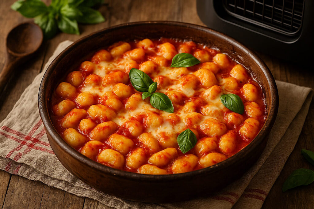 Gnocchi alla sorrentina in friggitrice ad aria 2 Gnocchi alla sorrentina in friggitrice ad aria