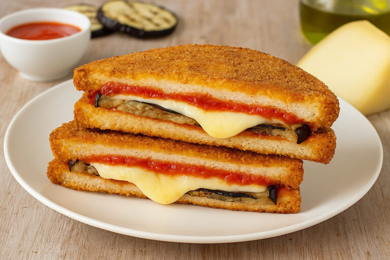 Parmigiana in carrozza in friggitrice ad aria! Fidati, non avanza nemmeno una briciola