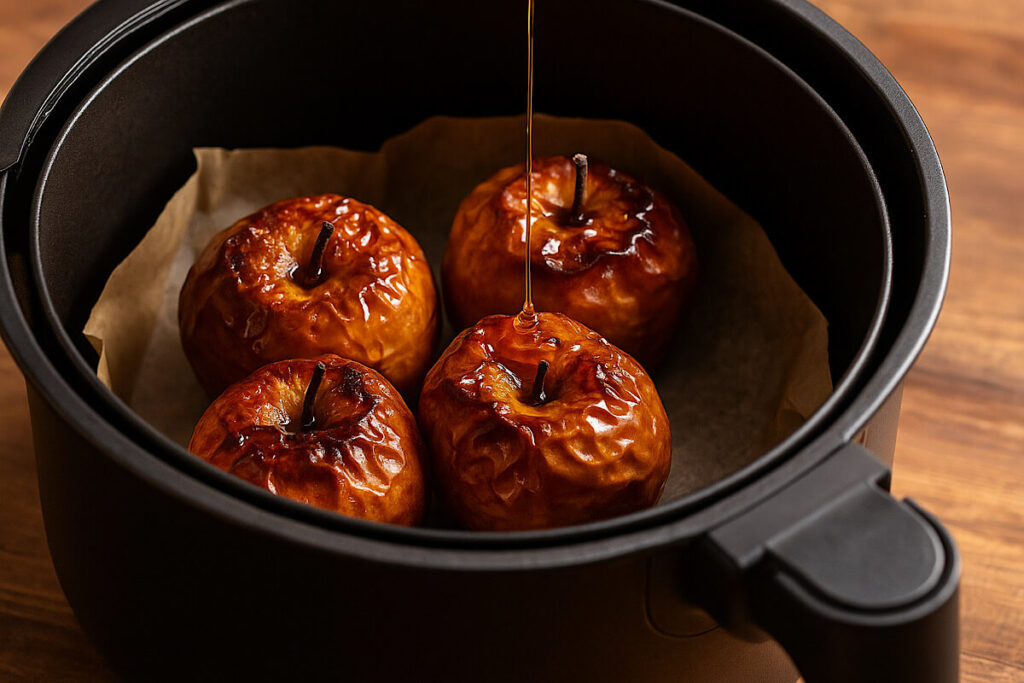 Mele cotte in friggitrice ad aria