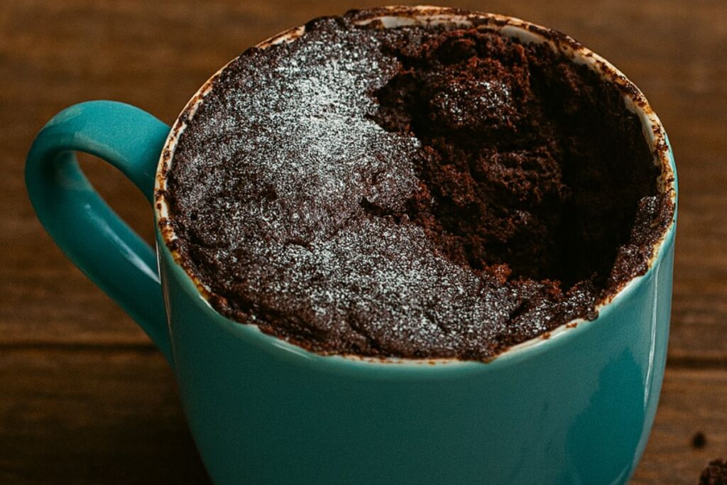 Mug cake in friggitrice ad aria ricetta Mug cake in friggitrice ad aria ricetta