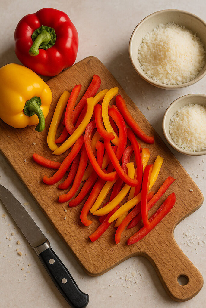 Peperoni sabbiosi in friggitrice ad aria 2 Peperoni sabbiosi in friggitrice ad aria