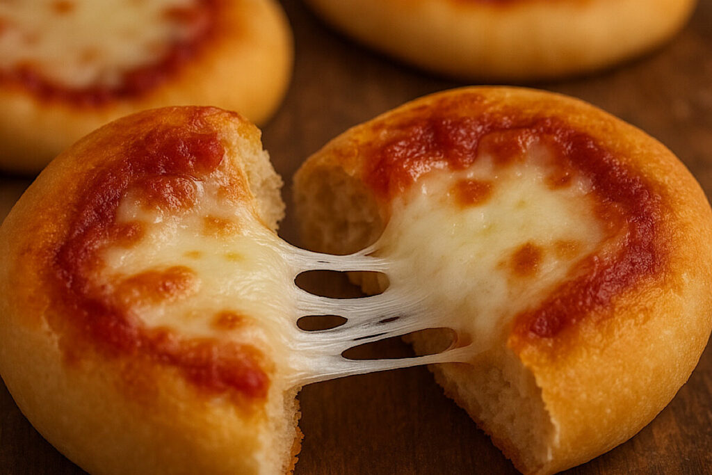 Pizzette con impasto di rosticceria siciliana