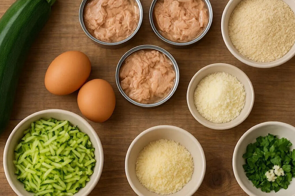 Polpette di zucchine e tonno