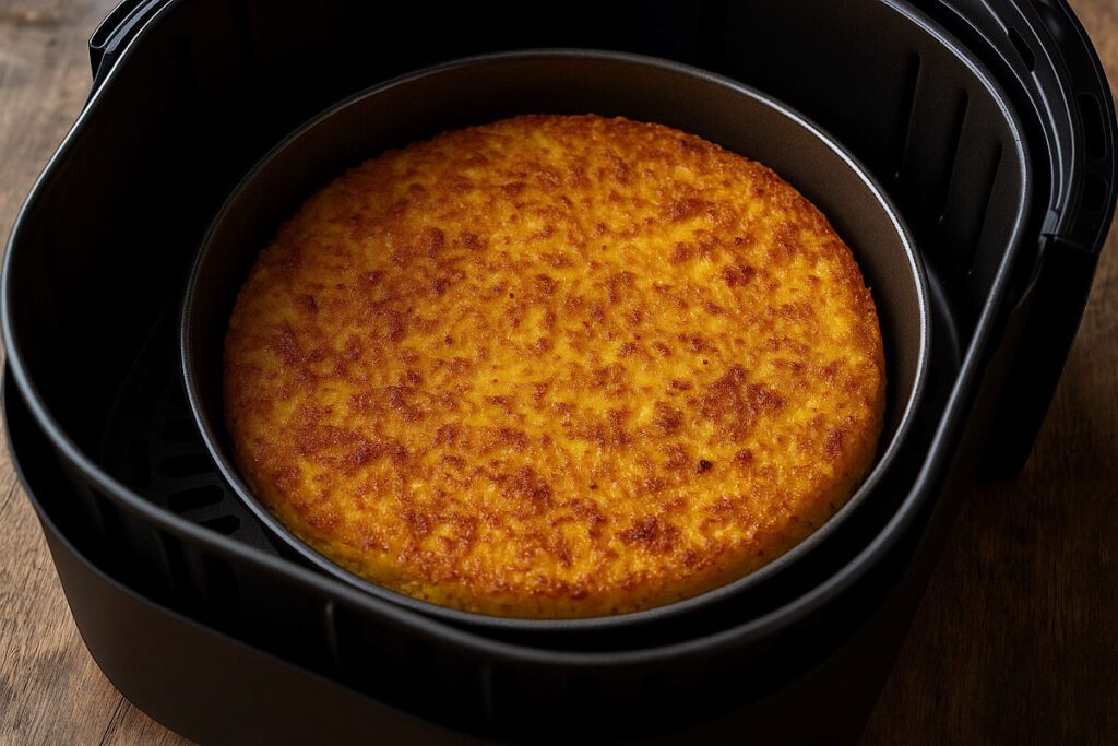 Riso al salto in friggitrice ad aria