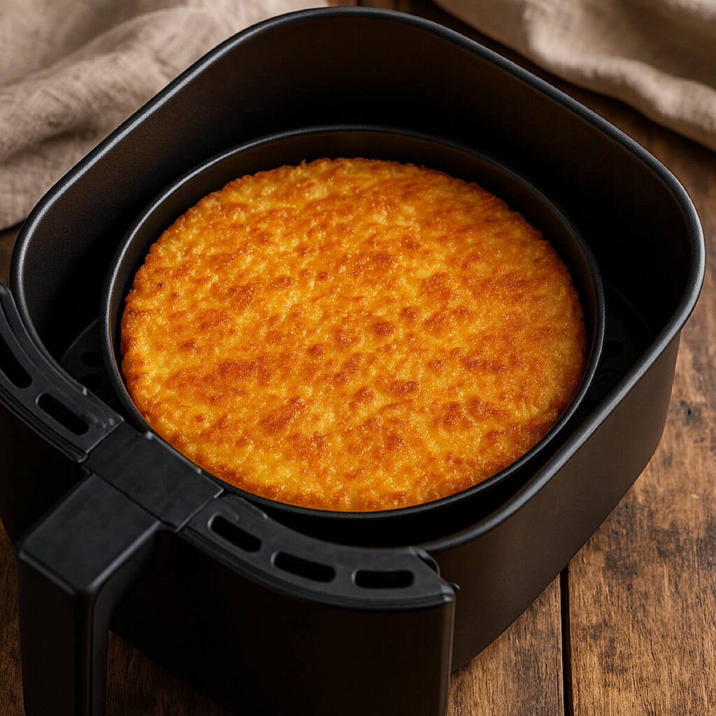 Riso al salto in friggitrice ad aria