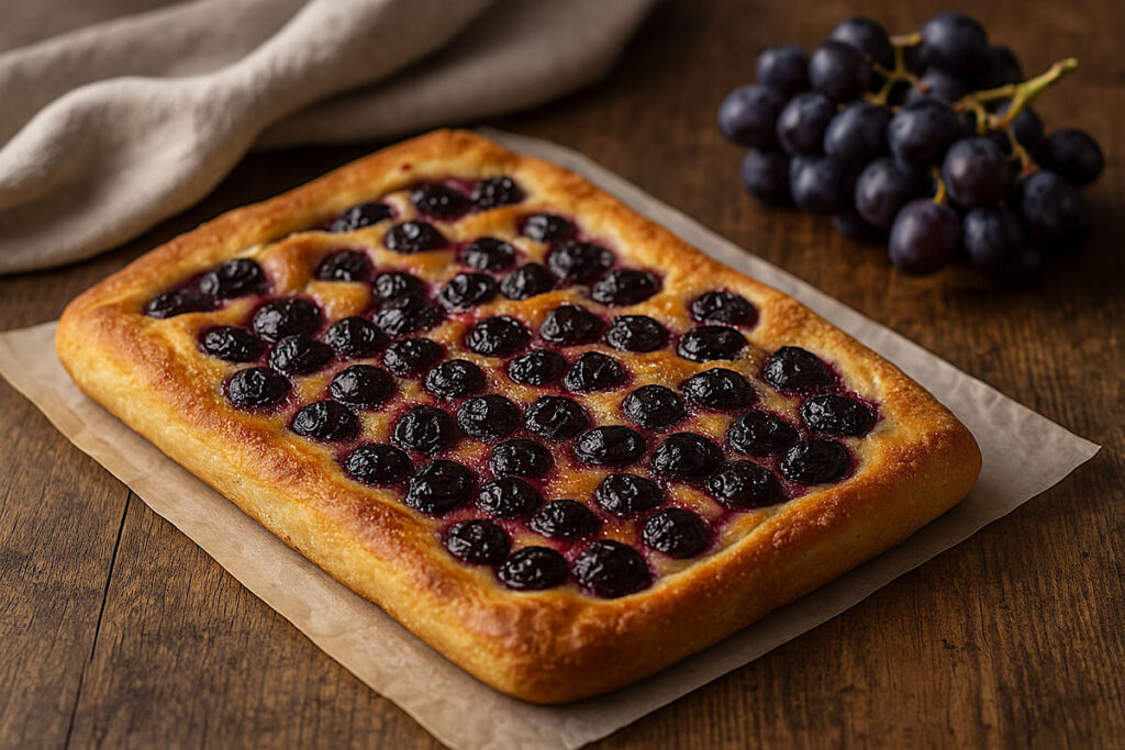 Schiacciata con luva 1 Schiacciata con l’uva