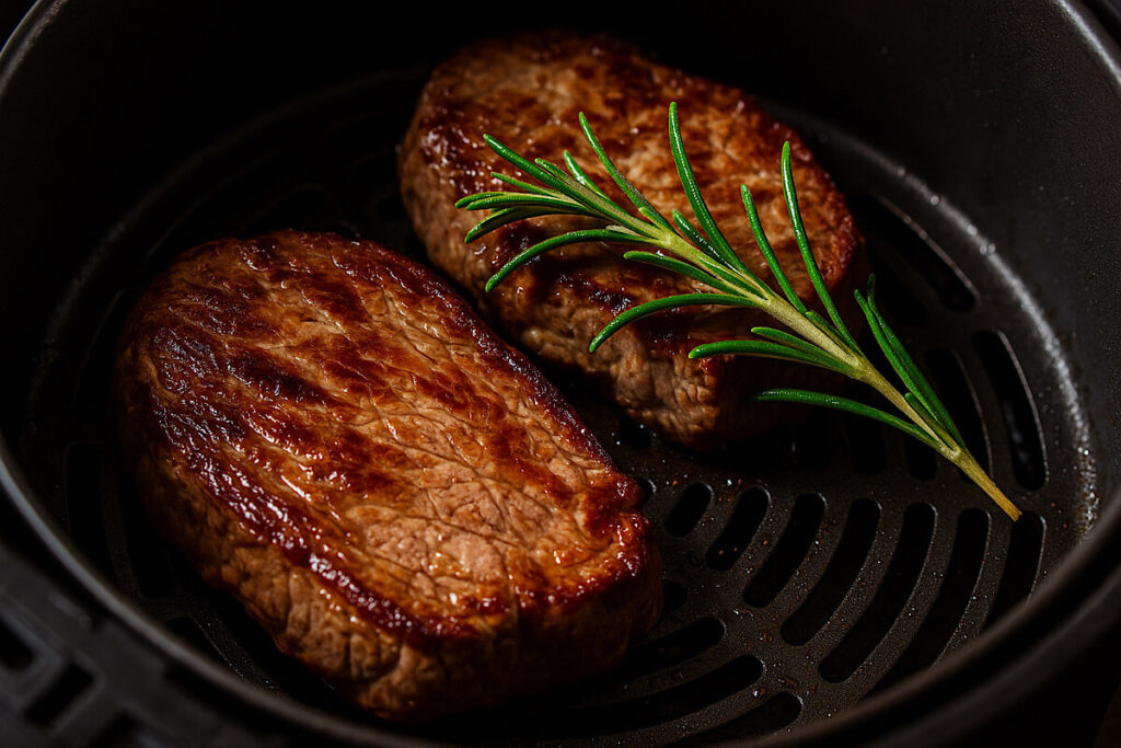 Tagliata in friggitrice ad aria