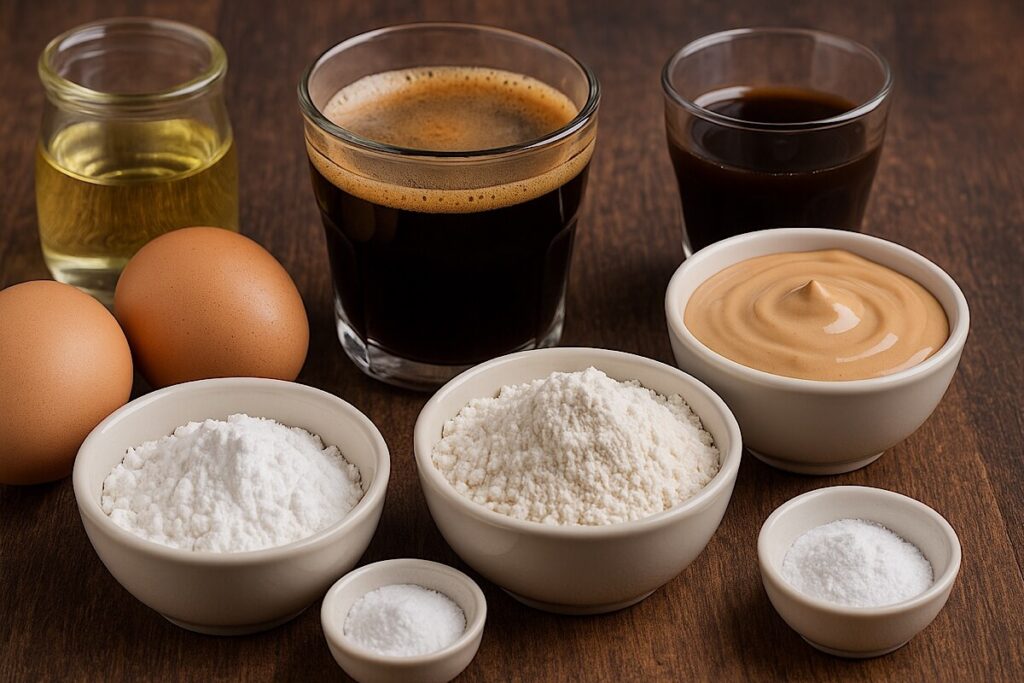 Torta al caffe Senza glutine in friggitrice ad aria 2 Torta al caffè senza glutine