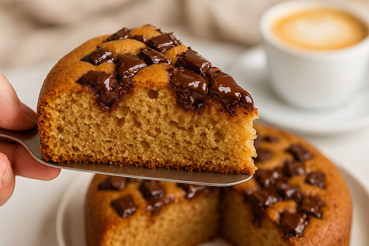 torta in tazza in friggitrice ad aria