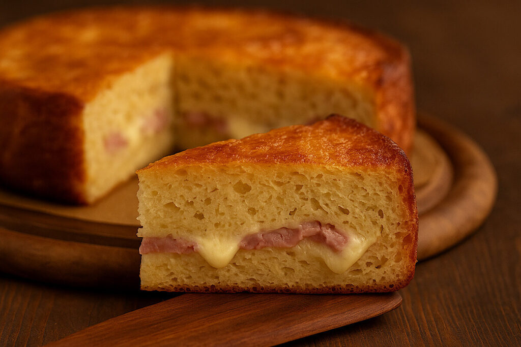 Torta di pane raffermo in friggitrice ad aria