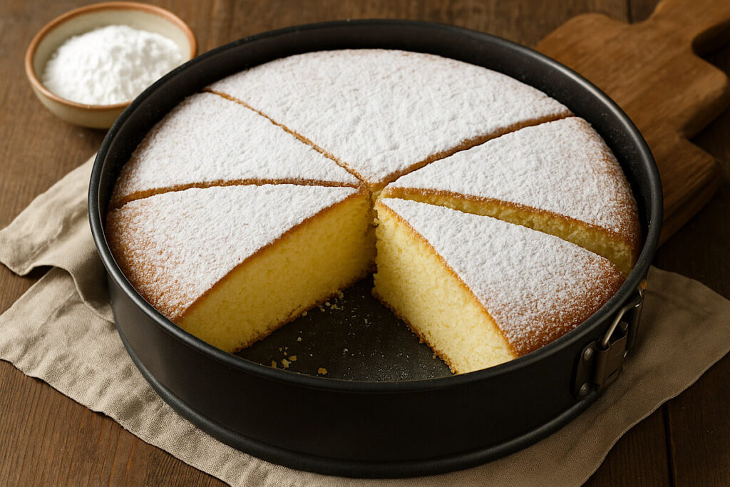 Torta paradiso in friggitrice ad aria