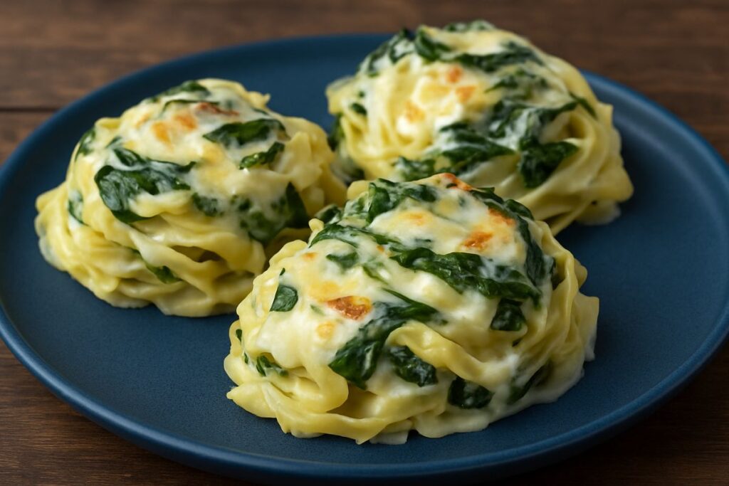 nidi di tagliatelle gratinati