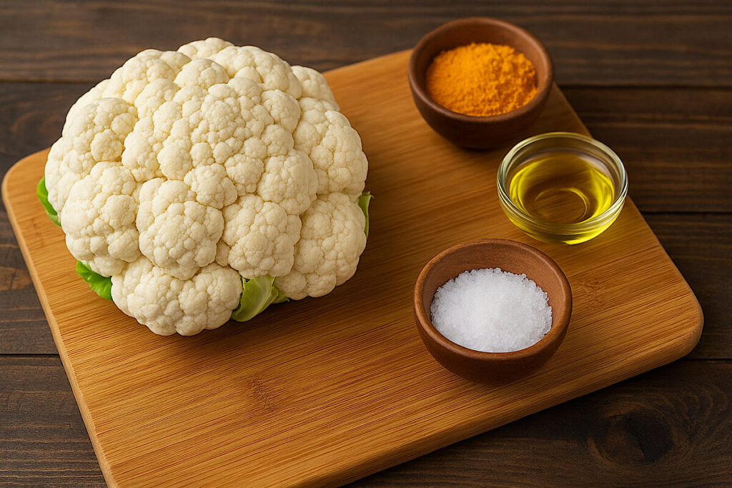 Cavolfiore gratinato in friggitrice ad aria