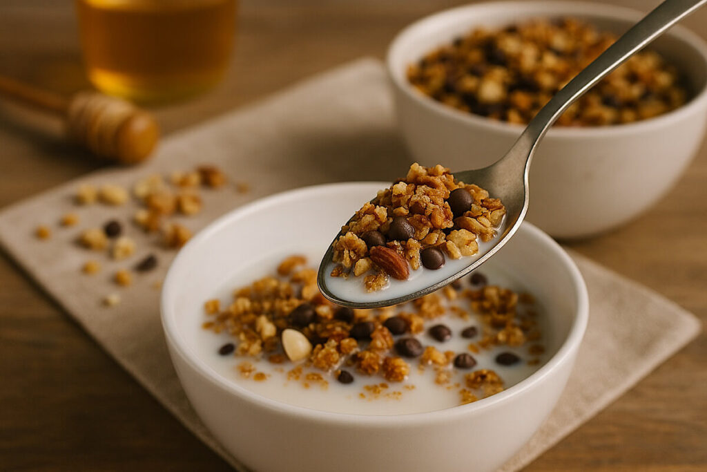 Cereali in friggitrice ad aria