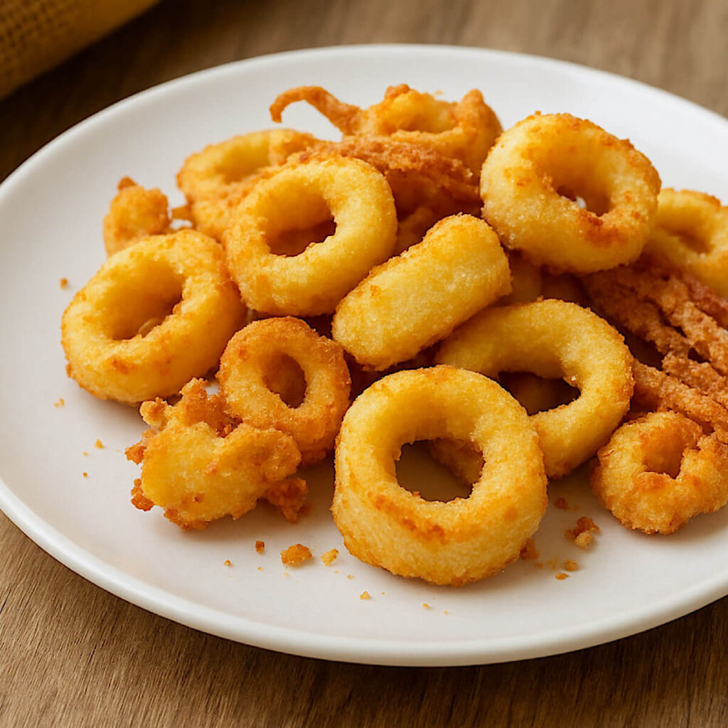 Frittura di totani in friggitrice ad aria