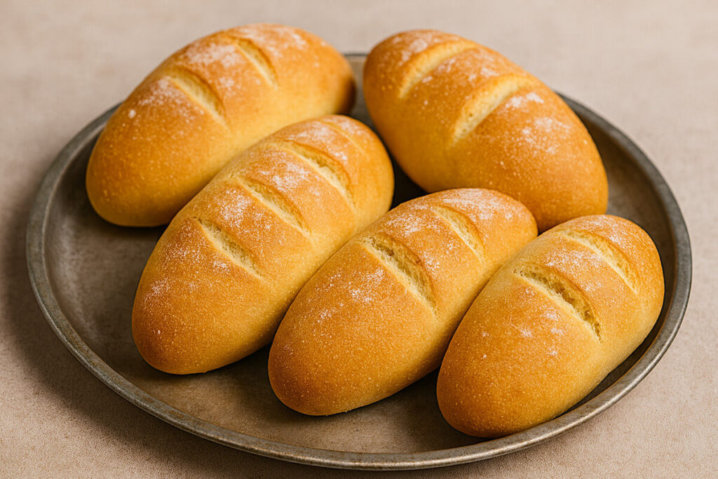 Panini di semola in friggitrice ad aria