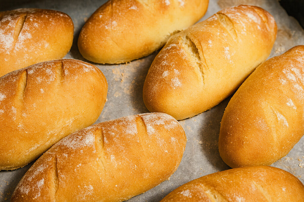 Panini di semola in friggitrice ad aria