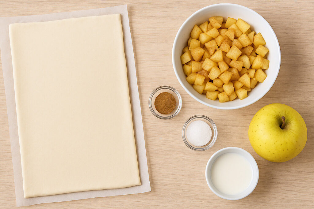 Sfogliatine alle mele in friggitrice ad aria 1 Sfogliatine alle mele in friggitrice ad aria