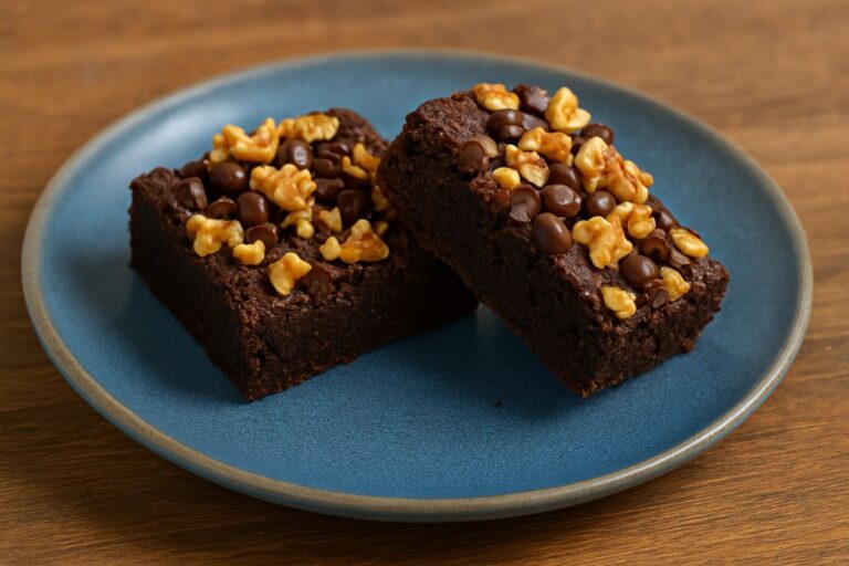 Iniziamo il lunedì al meglio con questo brownie proteico in friggitrice ad aria