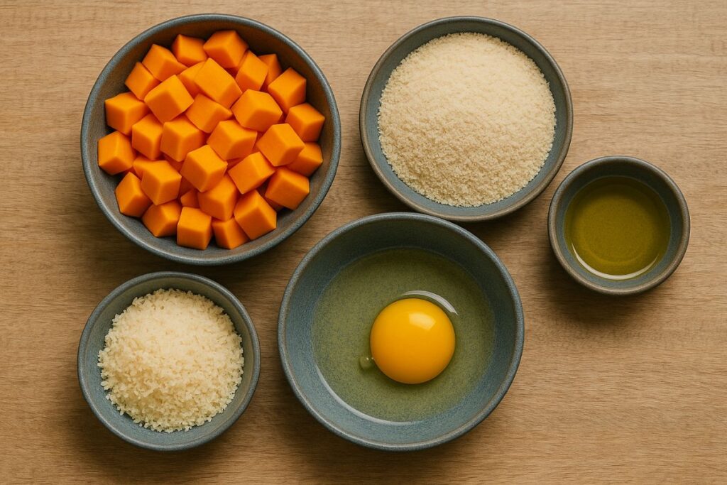 burger di zucca in friggitrice ad aria ingredienti