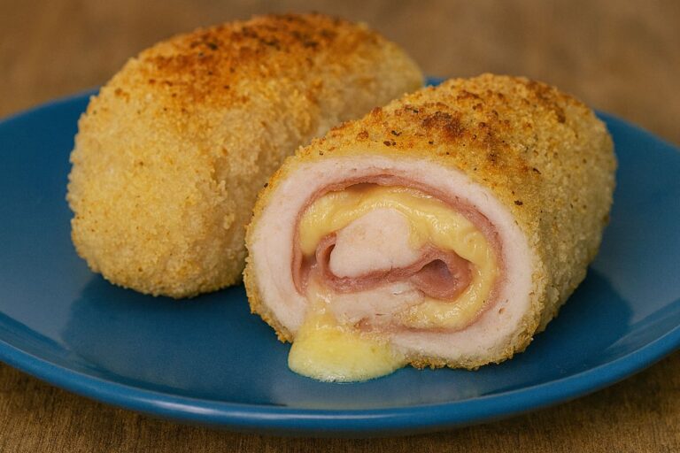 Così buoni che non arrivano mai a tavola: involtini di cordon bleu in friggitrice ad aria