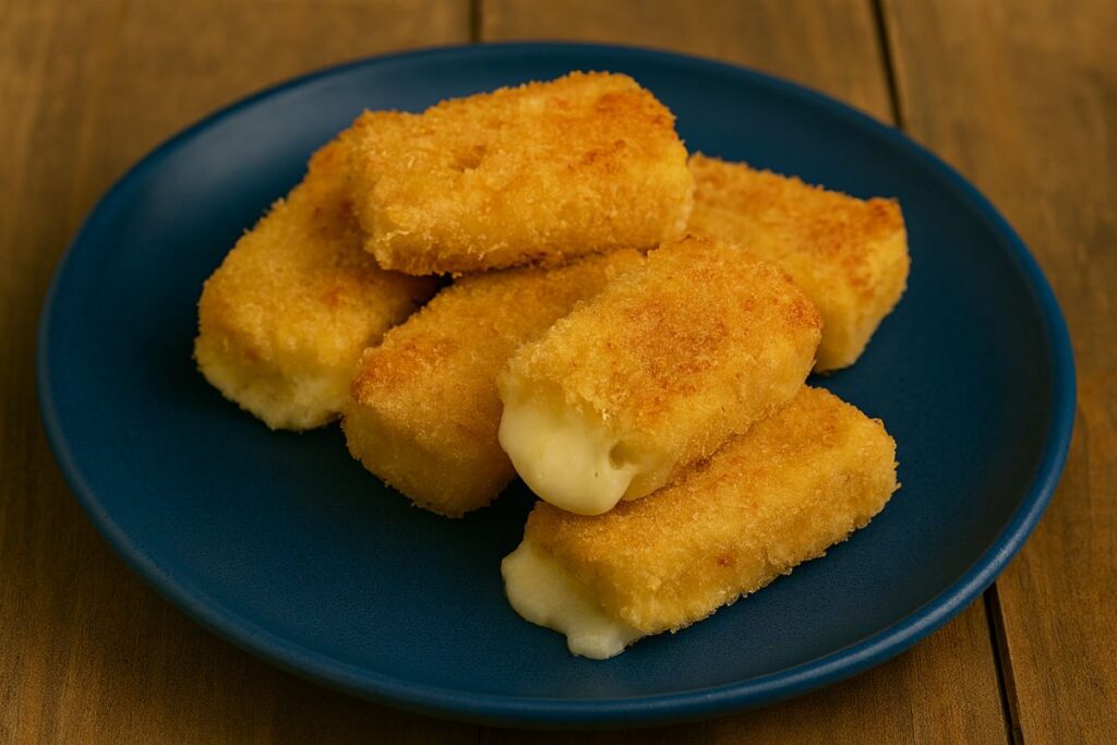 mozzarella impanata in friggitrice ad aria