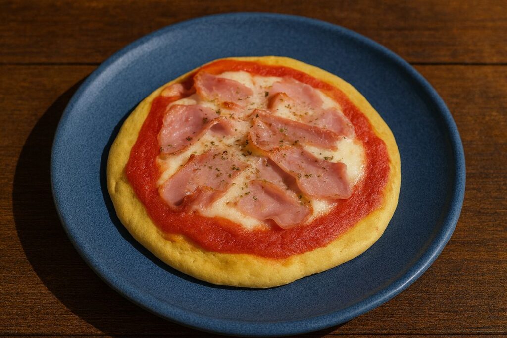 pizzette proteiche in friggitrice ad aria