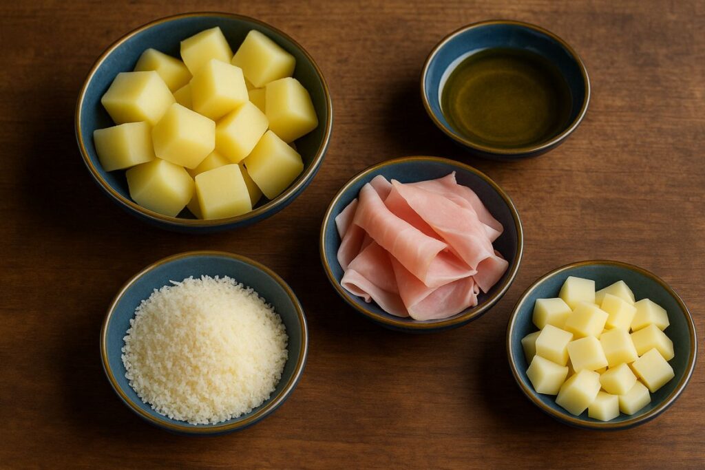 toast di patate in friggitrice ad aria ingredienti