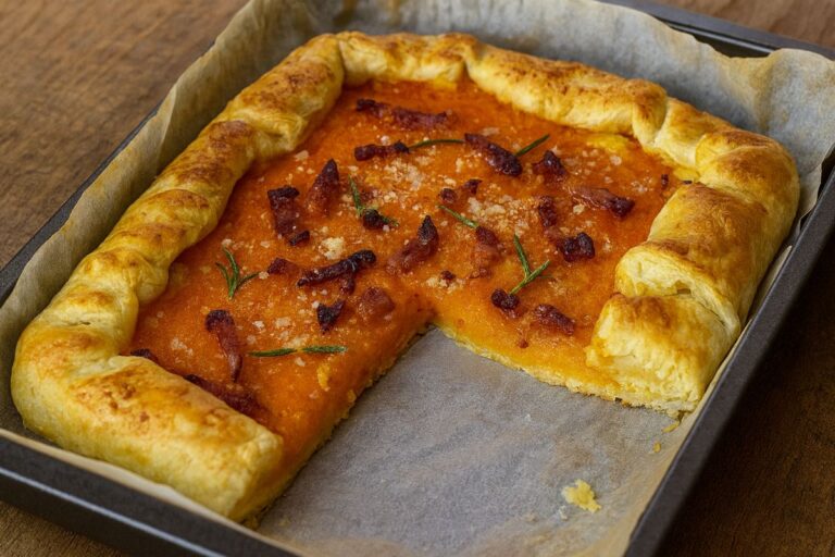 Non doveva venire così buona (e invece…): torta salata di zucca in friggitrice ad aria