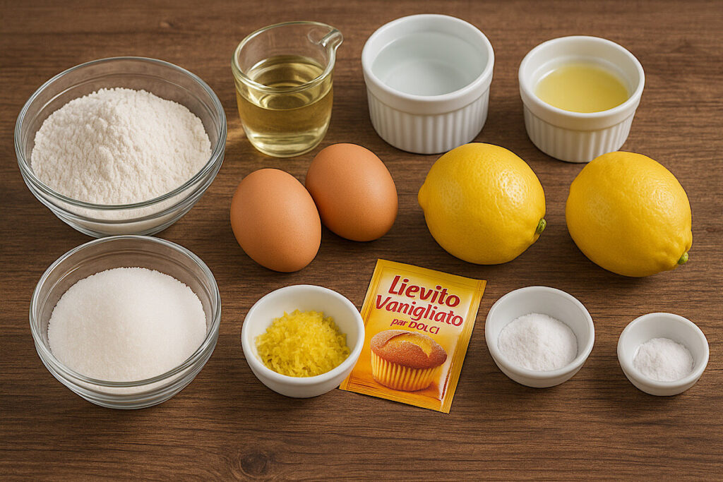 Muffin al limone in friggitrice ad aria 1 Muffin al limone in friggitrice ad aria