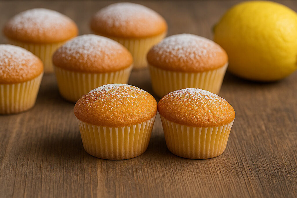 Muffin al limone in friggitrice ad aria 2 Muffin al limone in friggitrice ad aria