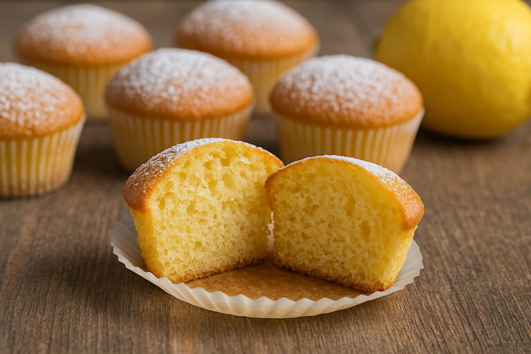 Muffin al limone in friggitrice ad aria: soffici, profumati e pronti in pochi minuti