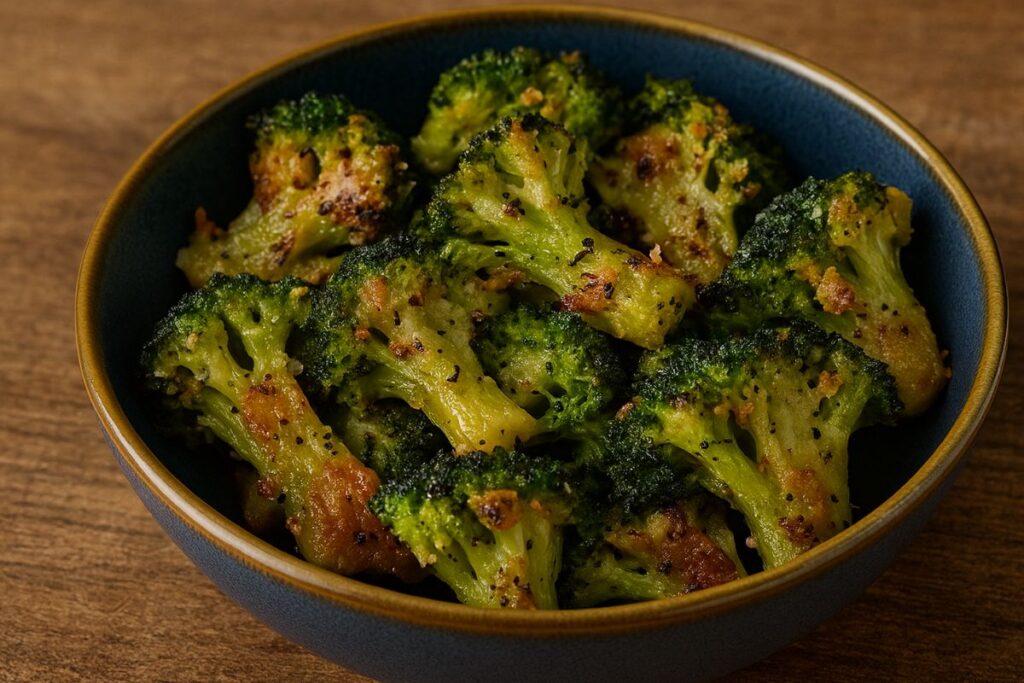 cimette di broccolo gratinate in friggitrice ad aria