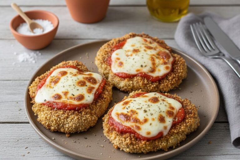 No, non sono cotolette di pollo alla parmigiana… provale con il cavolfiore (in friggitrice ad aria)
