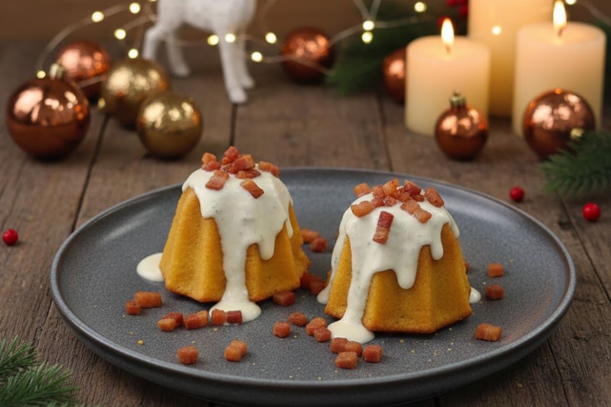 Il simbolo del Natale, ma salato e con crema al formaggio: i pandorini in friggitrice ad aria senza farina