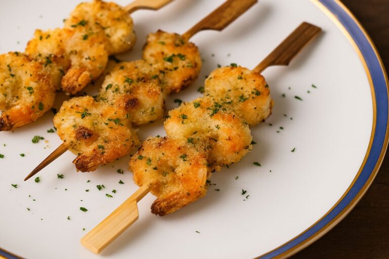 Gli spiedini di mare gratinati e aromatizzati in friggitrice ad aria, come renderli così morbidi
