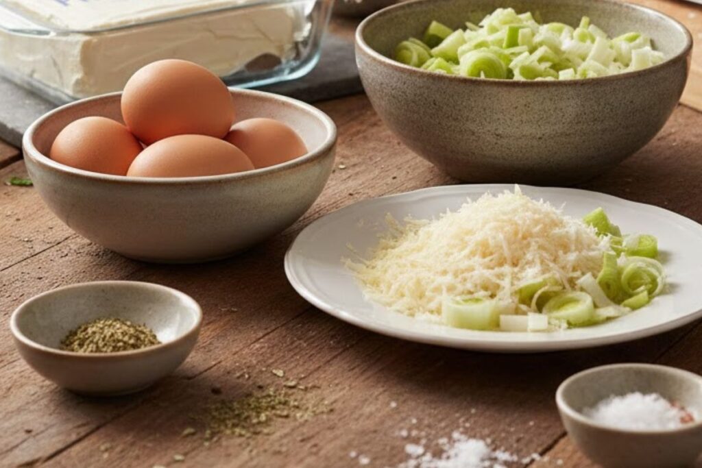 tortino con le uova ingredienti tortino con le uova ingredienti