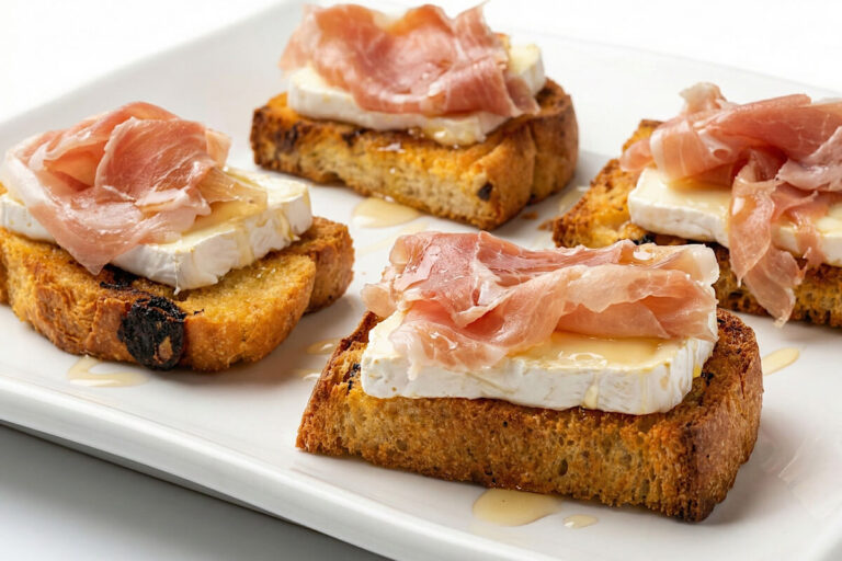 Ricicliamo il panettone con questi bocconcini squisiti in friggitrice ad aria, con brie e prosciutto crudo