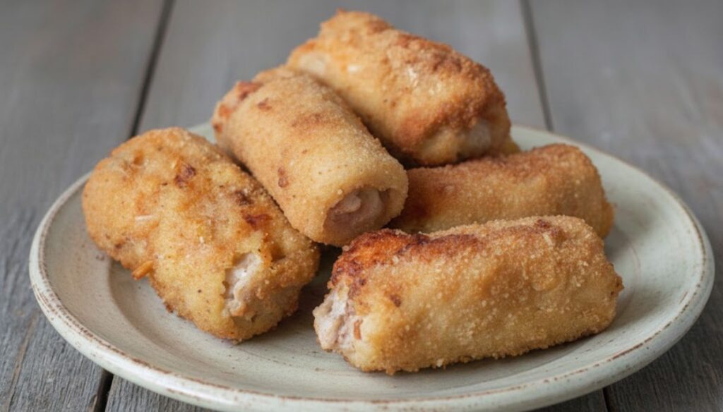 involtini al pesto di pistacchio in friggitrice ad aria