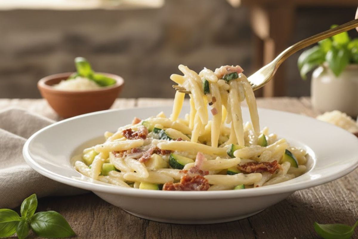Speck in frigo? Prova queste trofie cremosissime in friggitrice ad aria ...