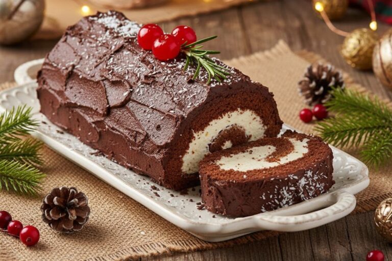 Il tronchetto di Natale (facilissimo) in friggitrice ad aria: il dolce goloso per far felici tutti