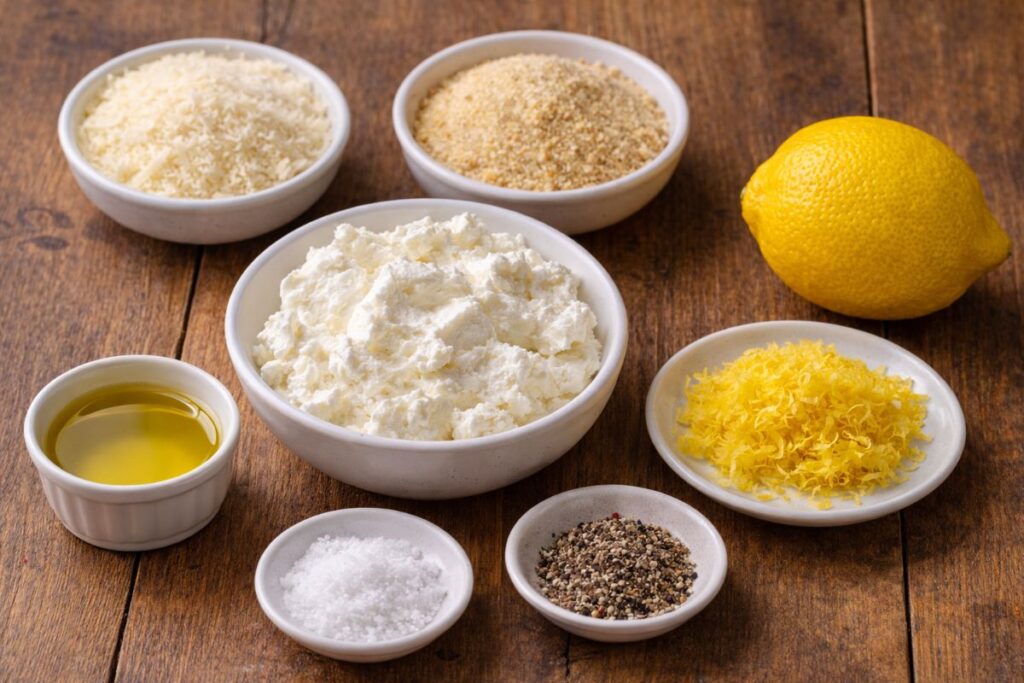 cotolette di ricotta in friggitrice ad aria ingredienti cotolette di ricotta in friggitrice ad aria, ingredienti